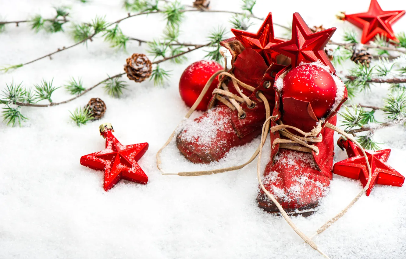 Фото обои шарики, украшения, праздник, Новый Год, Рождество, Christmas, New Year