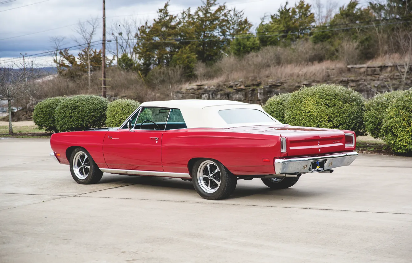 Фото обои car, 1969, Plymouth, Road Runner, Plymouth Road Runner Convertible