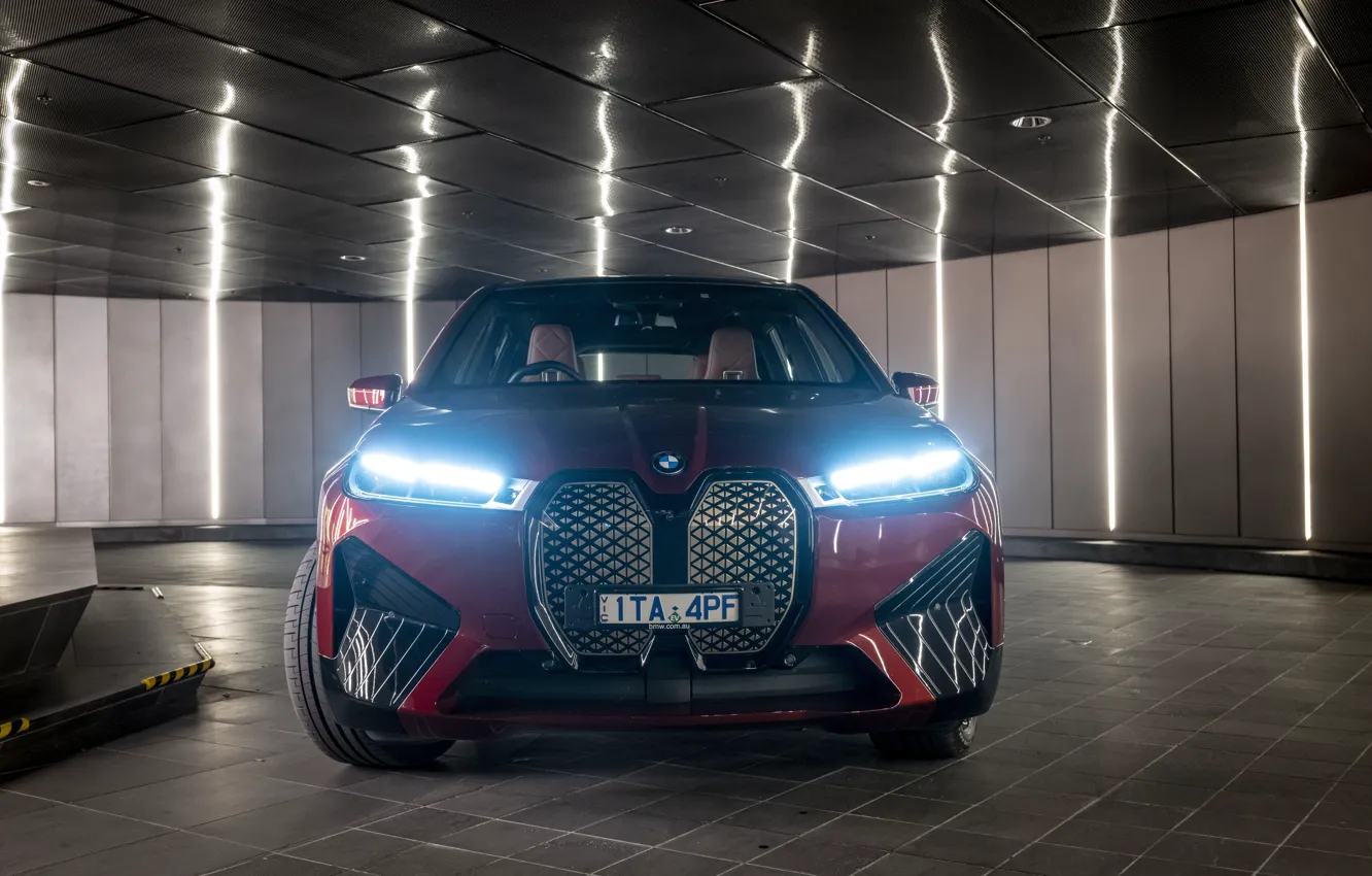 Фото обои BMW, Light, Red, Front, Sport, Face, Sight, 2022