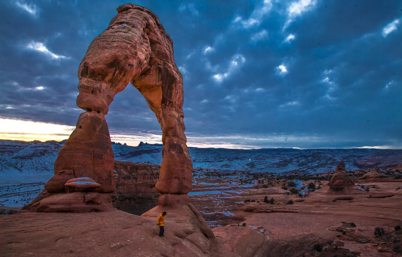 Фото обои sunset, rocks, erosion, great canyon