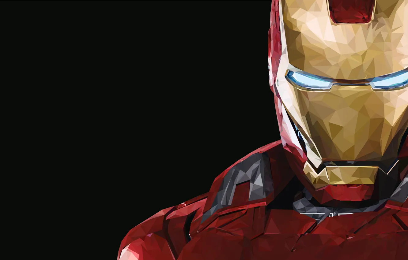 Фото обои фон, герой, железный человек, Iron man
