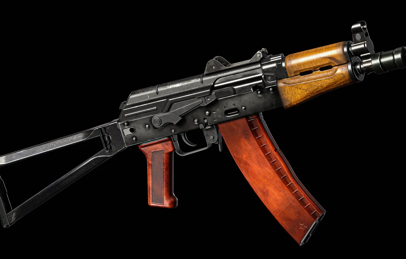 Фото обои СССР, АКС-74У, Малогабаритный автомат, М.Т. Калашников