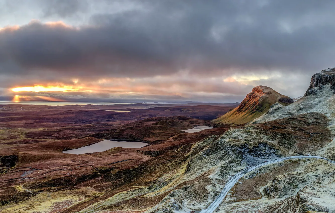 Фото обои Шотландия, Scotland, Isle of Skye