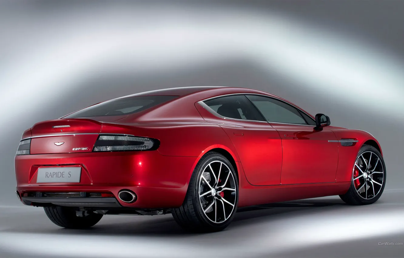Фото обои Aston Martin, Red, Rapid