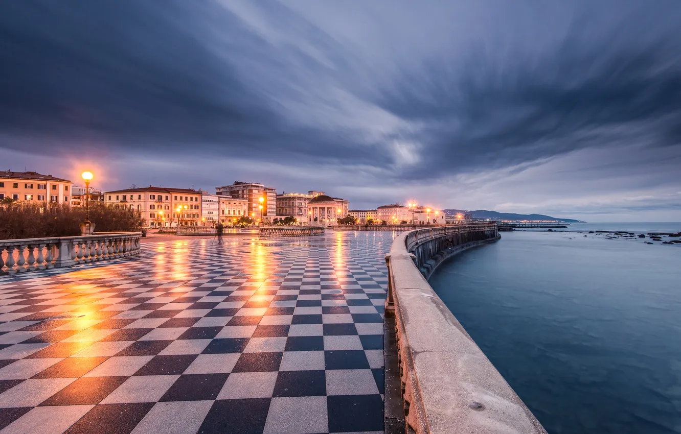 Фото обои Livorno, Tuscany, Terrazza Mascagni