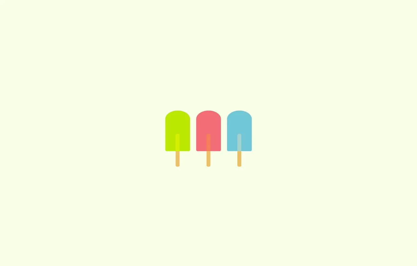 Фото обои colors, ice cream, shapes