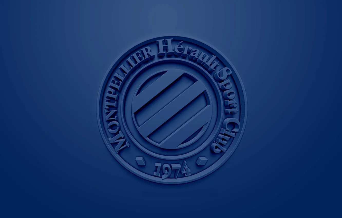 Фото обои wallpaper, sport, logo, football, Ligue 1, Montpellier HSC