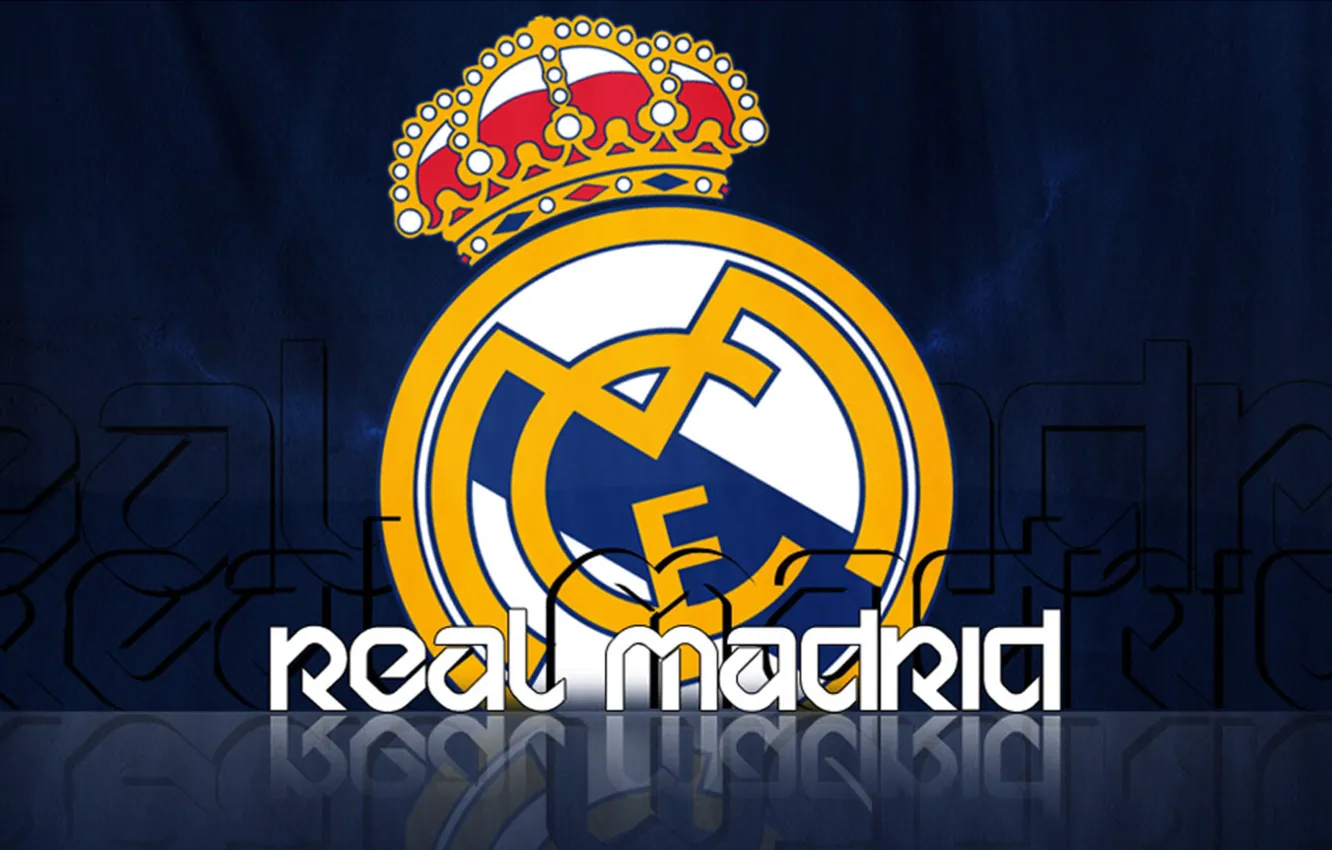 Фото обои wallpaper, sport, logo, football, Real Madrid CF
