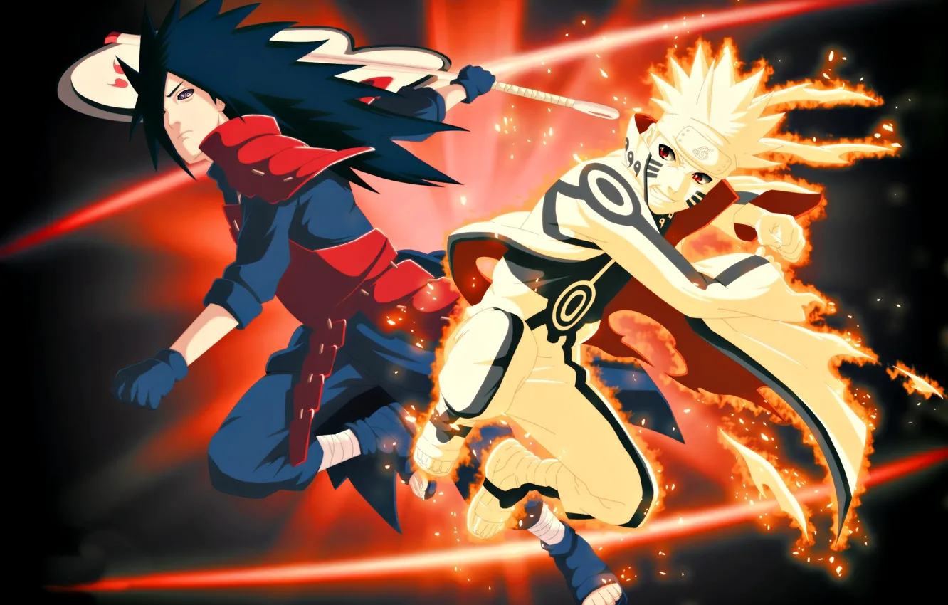 Фото обои fire, flame, game, naruto, anime, fight, ninja, uchiha
