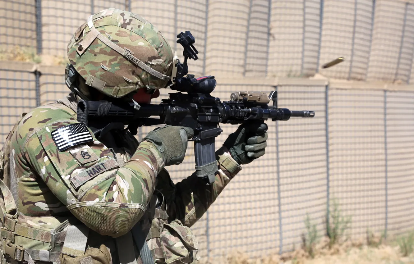 Фото обои оружие, солдат, United States Army