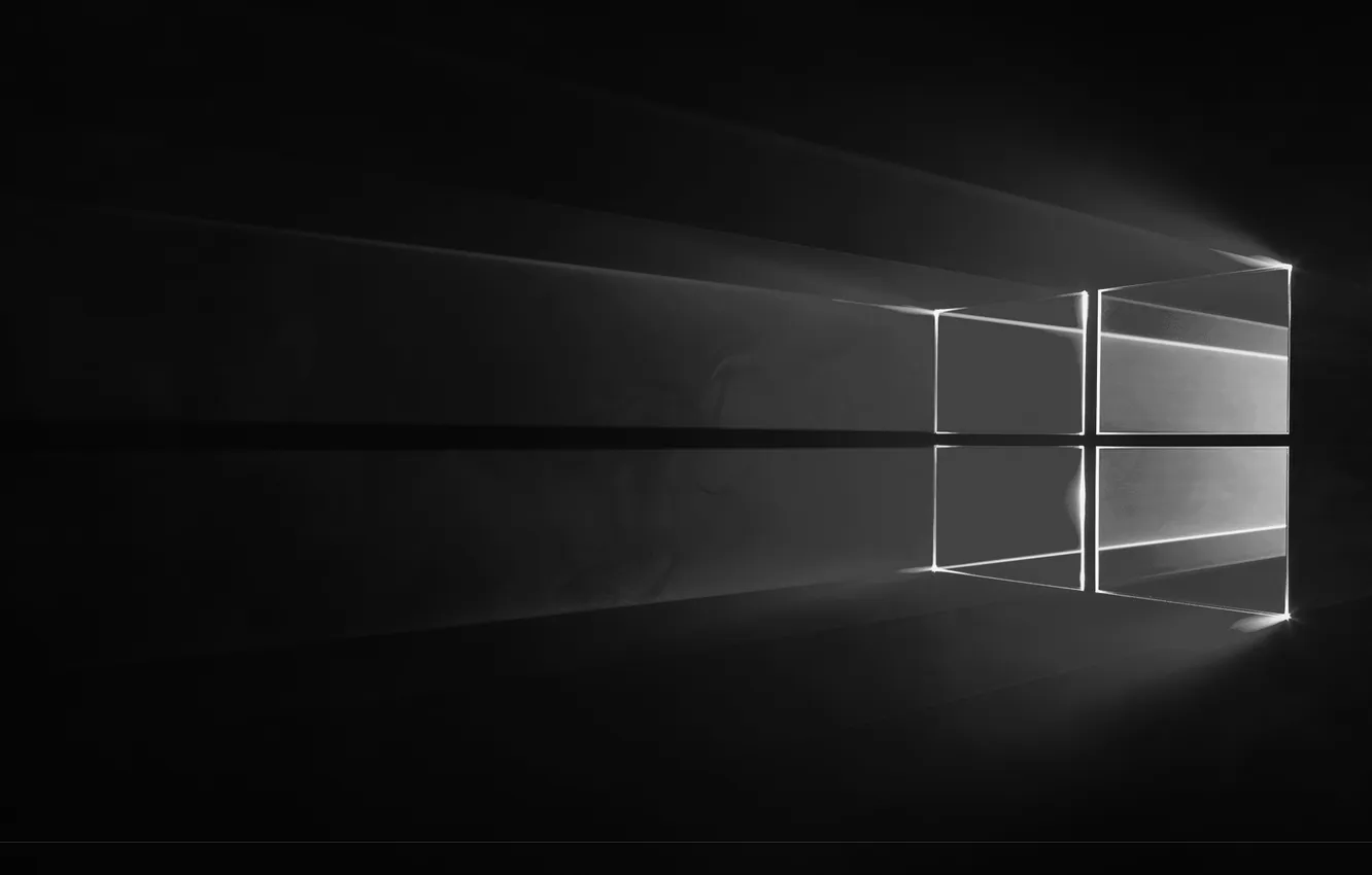 Фото обои Windows, ФОН, ЧЕРНЫЙ, ЛОГОТИП
