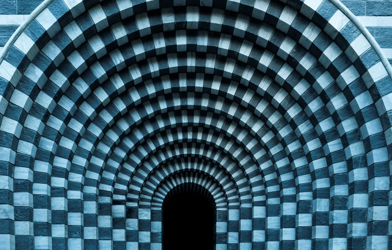 Фото обои город, архитектура, Concentric arches