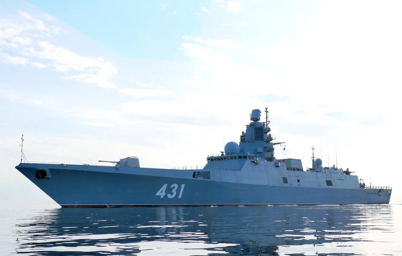 Фото обои фрегат, Балтика, Адмирал Касатонов