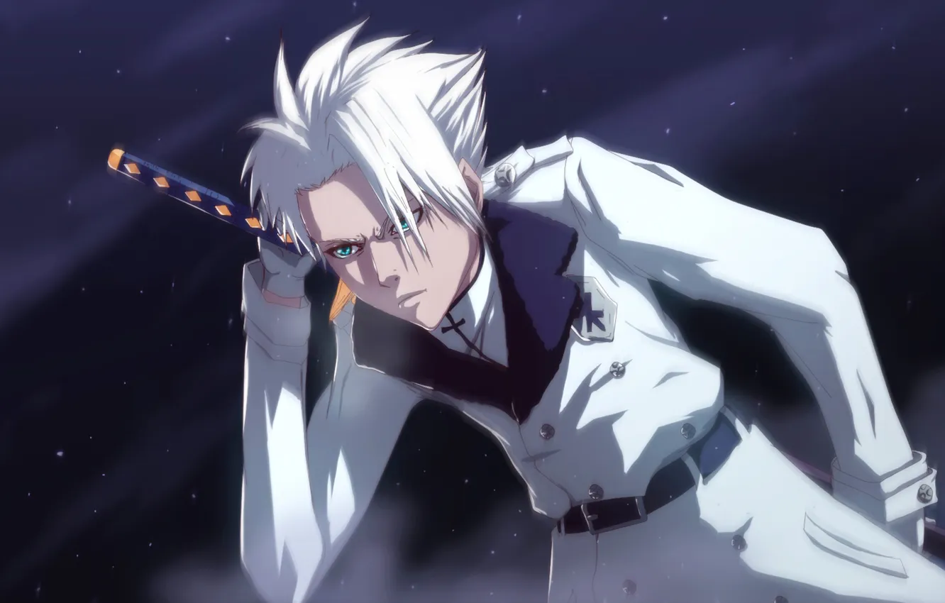 Фото обои меч, парень, bleach, anime, art, Toshiro Hitsugaya, Toshiro