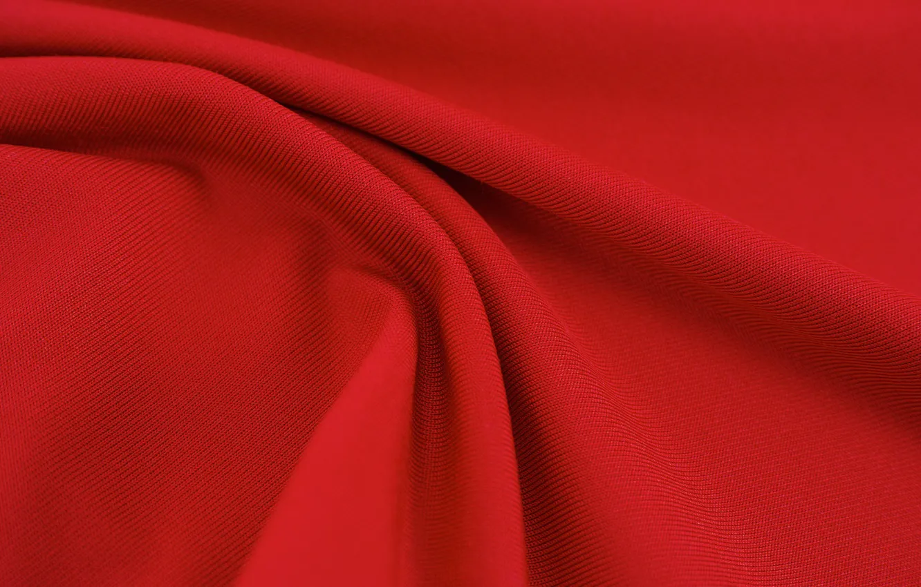 Фото обои Текстура, Текстиль, Красная Ткань