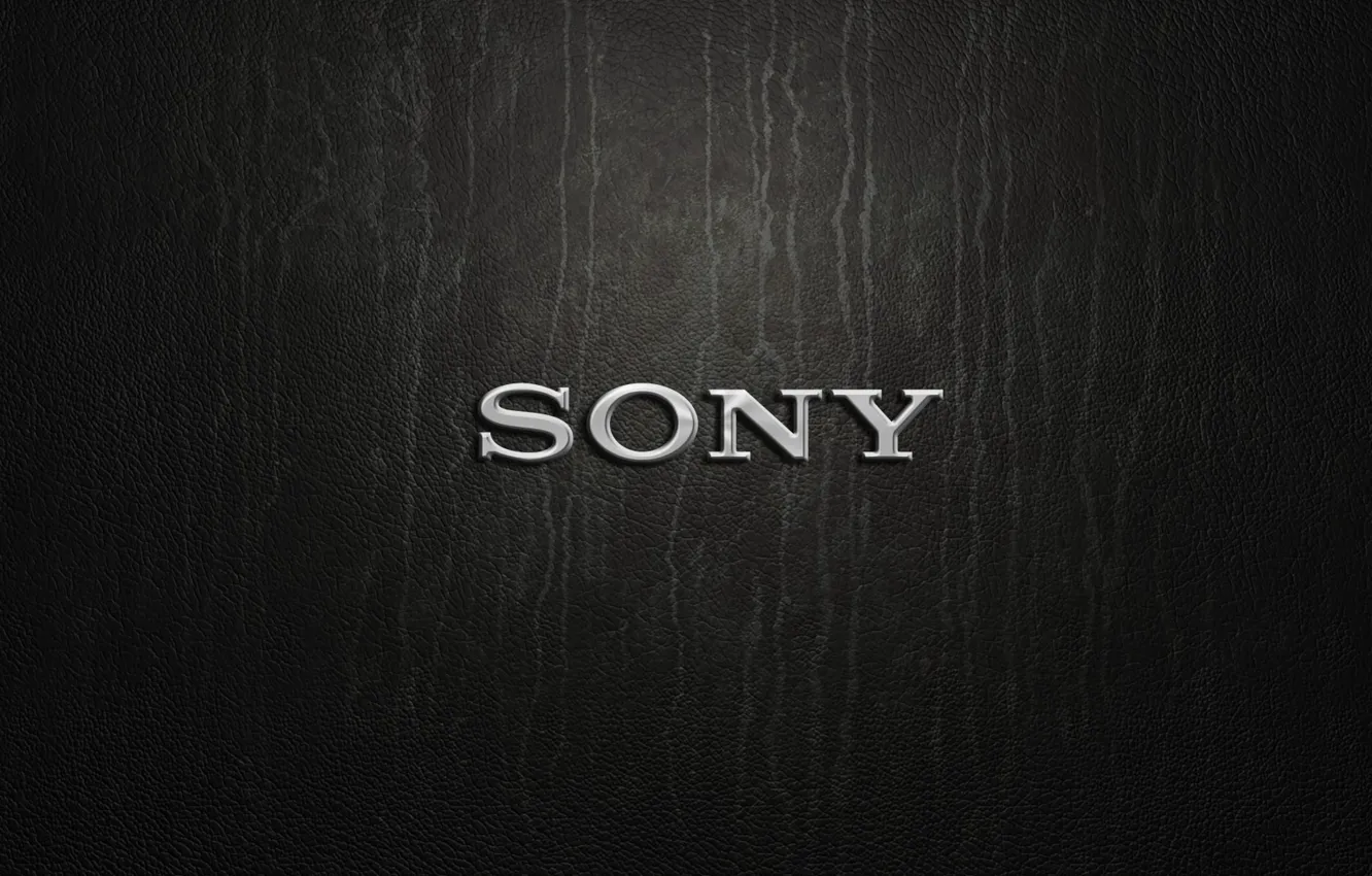 Фото обои silver, logo, Sony