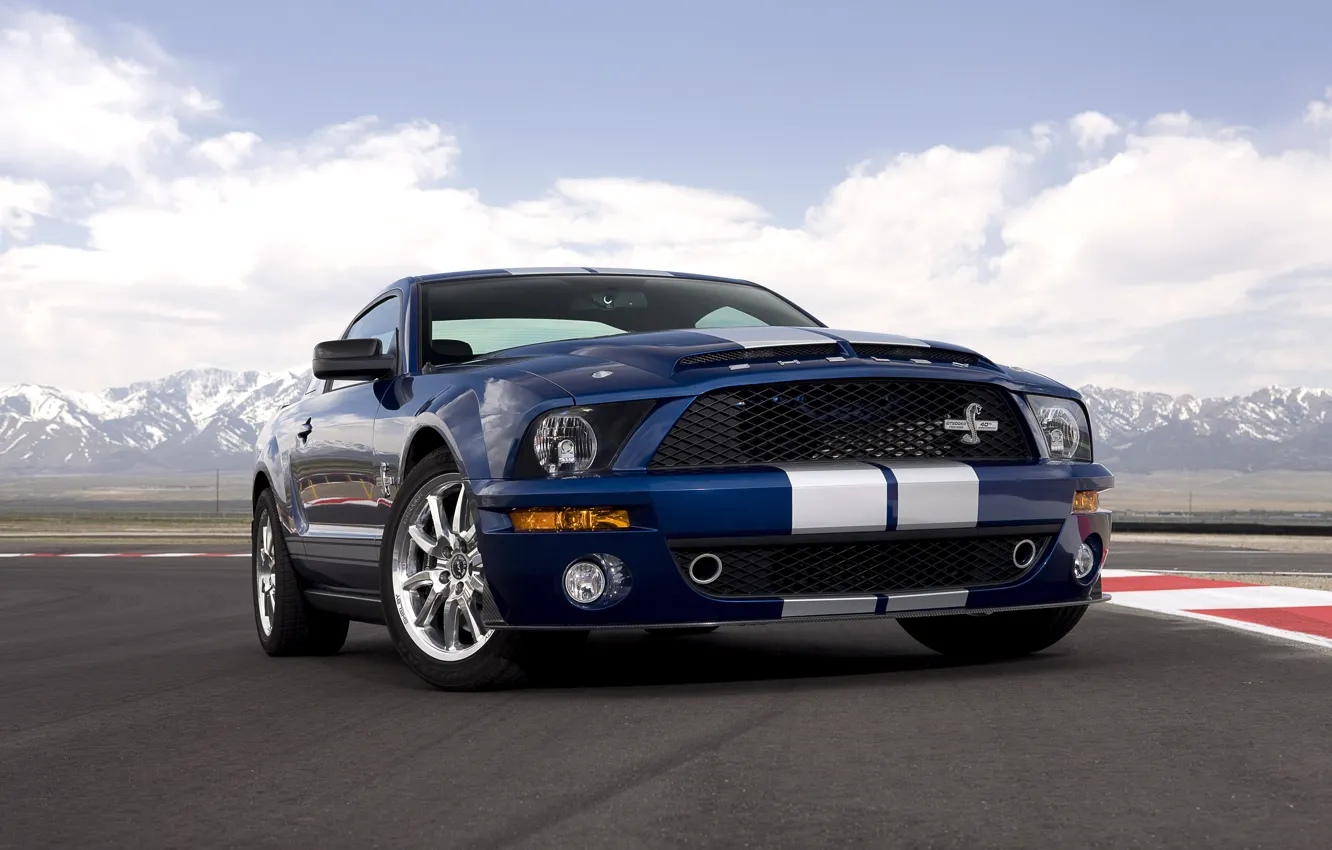 Фото обои Mustang, Ford, Shelby, GT500, 2008, мустанг, форд, 40th Anniversary