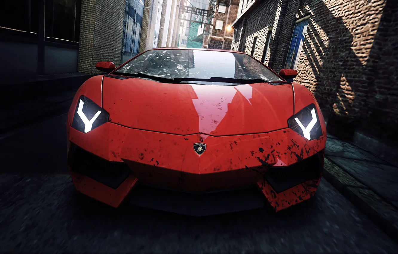 Фото обои Lamborghini, тачка, Need for Speed, Electronic Arts, Most Wanted, Жажда скорости, Самый разыскиваемый