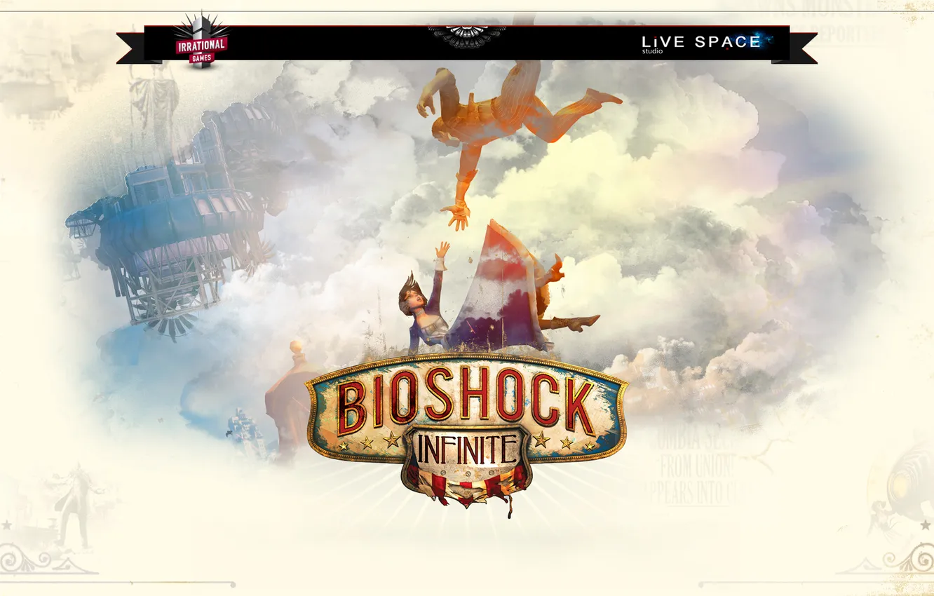 Фото обои Irrational Games, LiVE SPACE studio, Bioshok Infinite