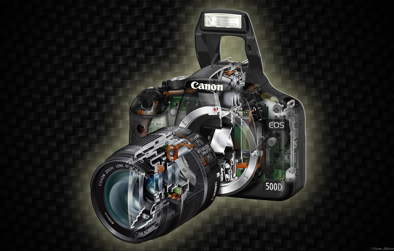 Фото обои фотоаппарат, Canon, EOS 500D