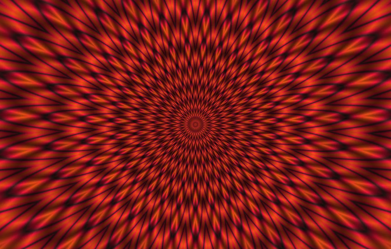 Фото обои red, black, lines, hypnotic