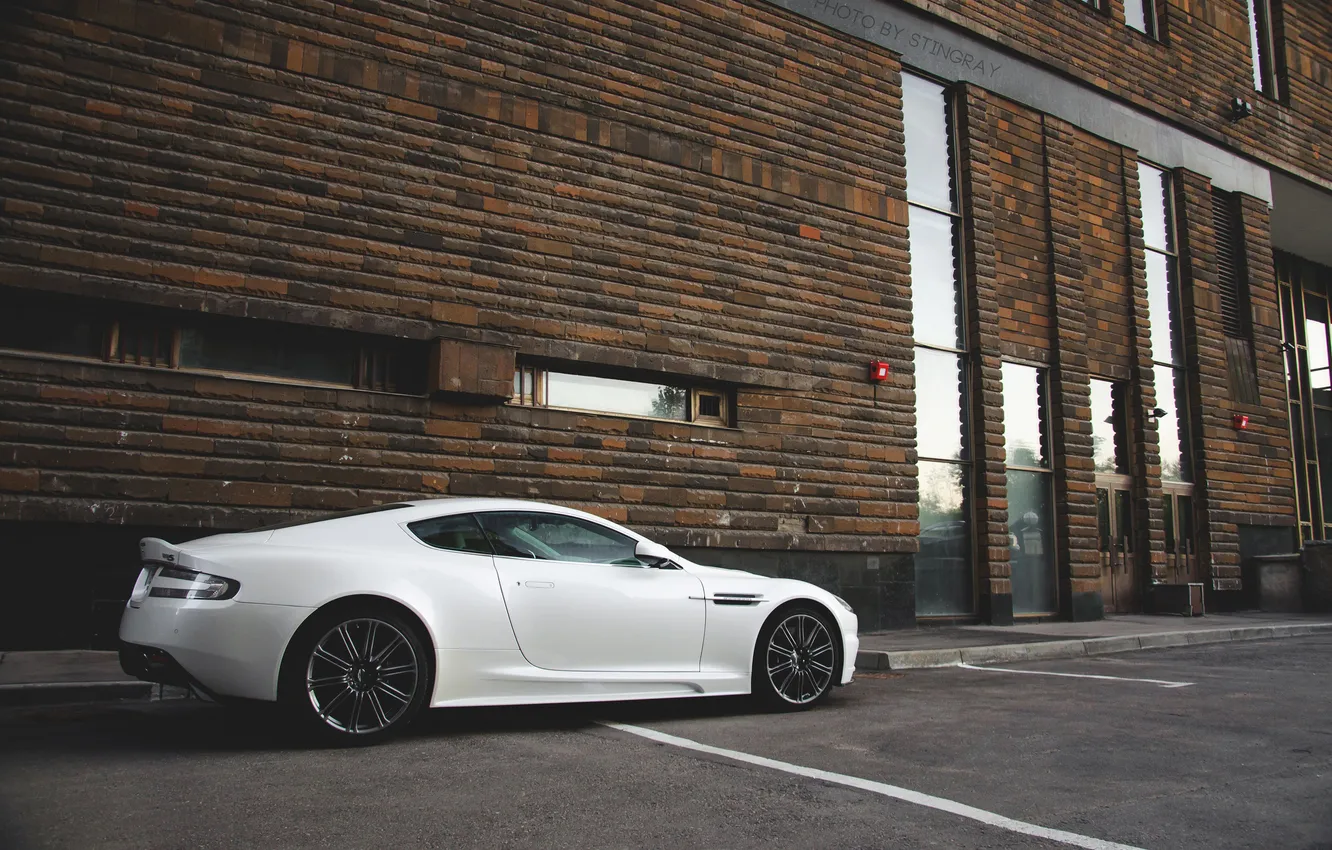 Фото обои Aston Martin, DBS, white