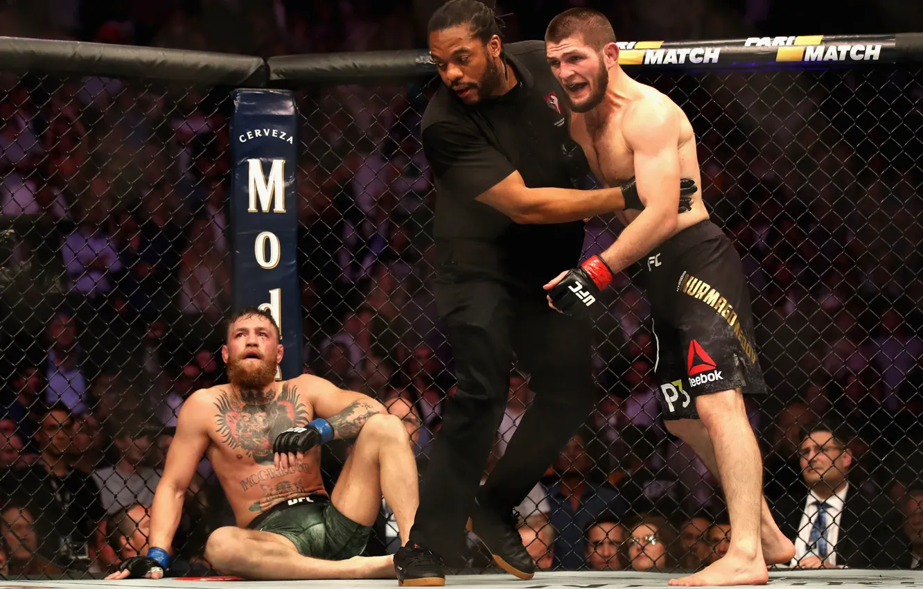 Фото обои UFC, Conor McGregor, Хабиб Нурмагомедов, Khabib Nurmagomedov, Конор Макгрегор