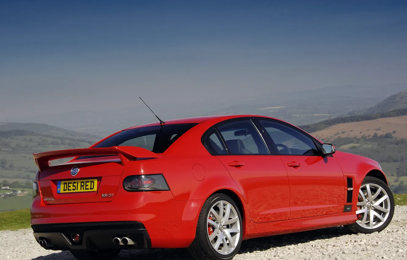 Фото обои red, Vauxhall, задняя часть, VRX8