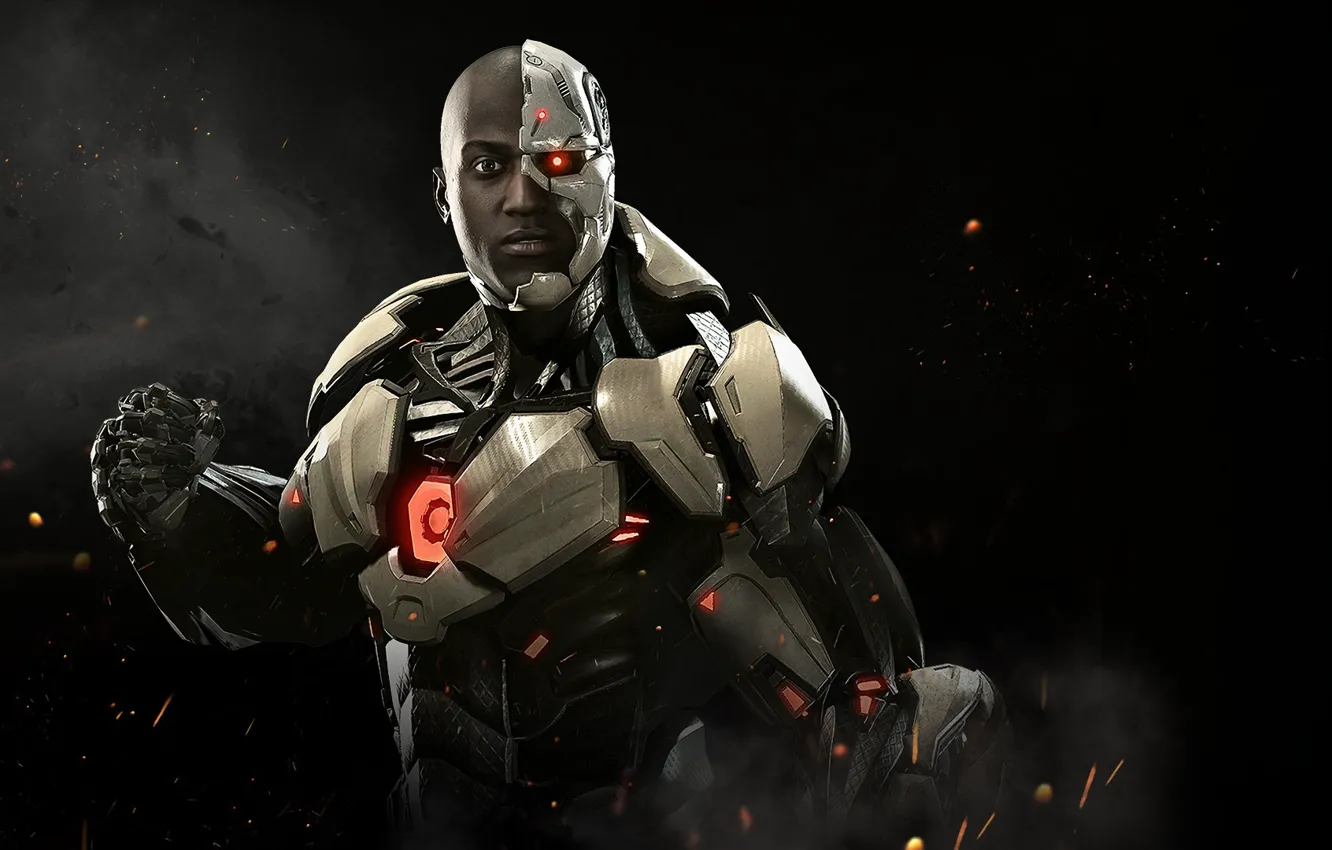Фото обои game, Cyborg, NetherRealm Studios, Victor Stone, Injustice 2
