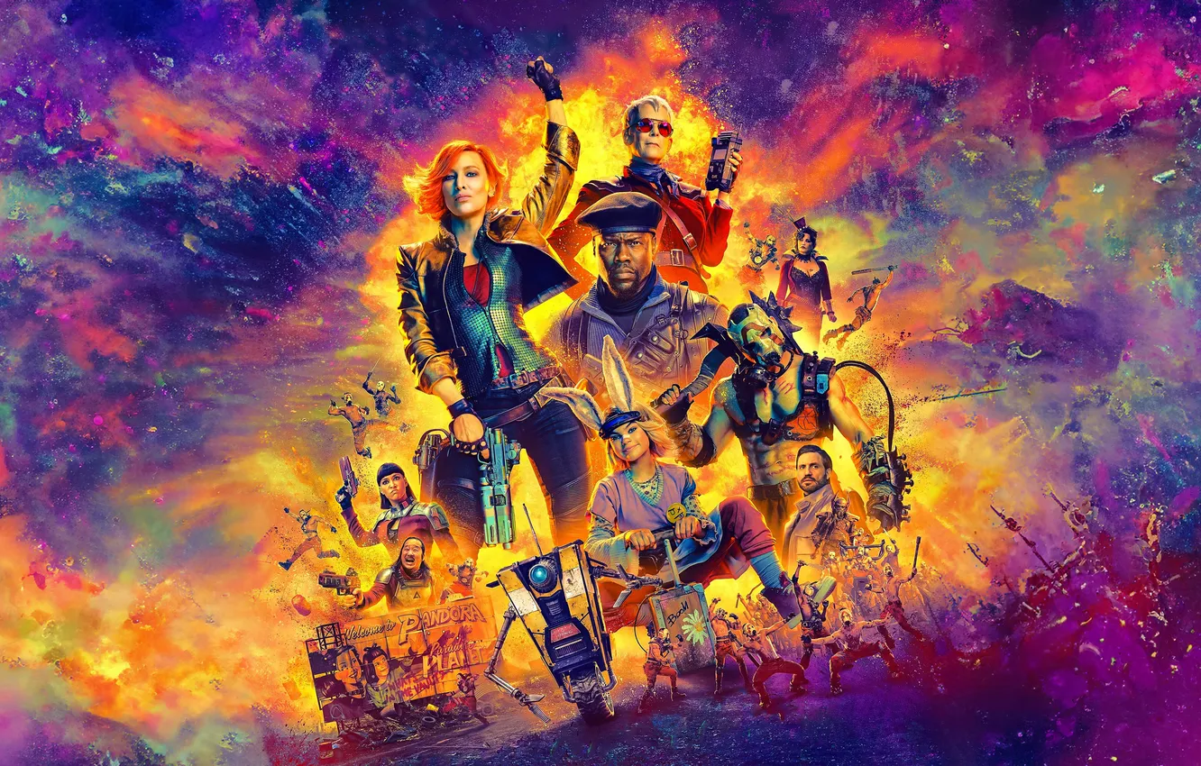 Фото обои Movies, Borderlands, 2024 Movies, Movie poster