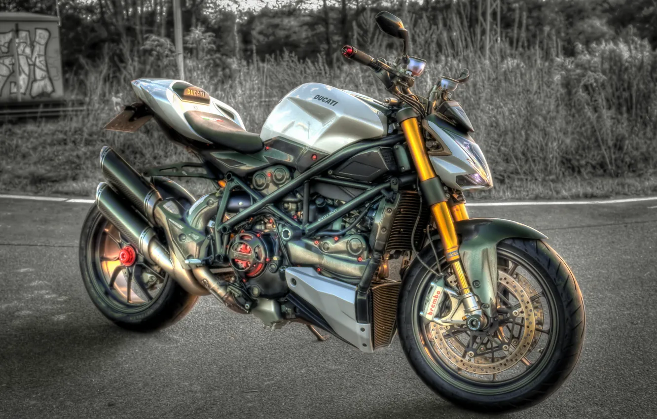 Фото обои фон, мотоцикл, Ducati