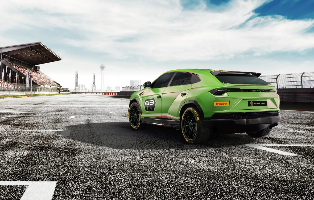 Фото обои Concept, Lamborghini, вид сзади, Urus, 2019, ST-X
