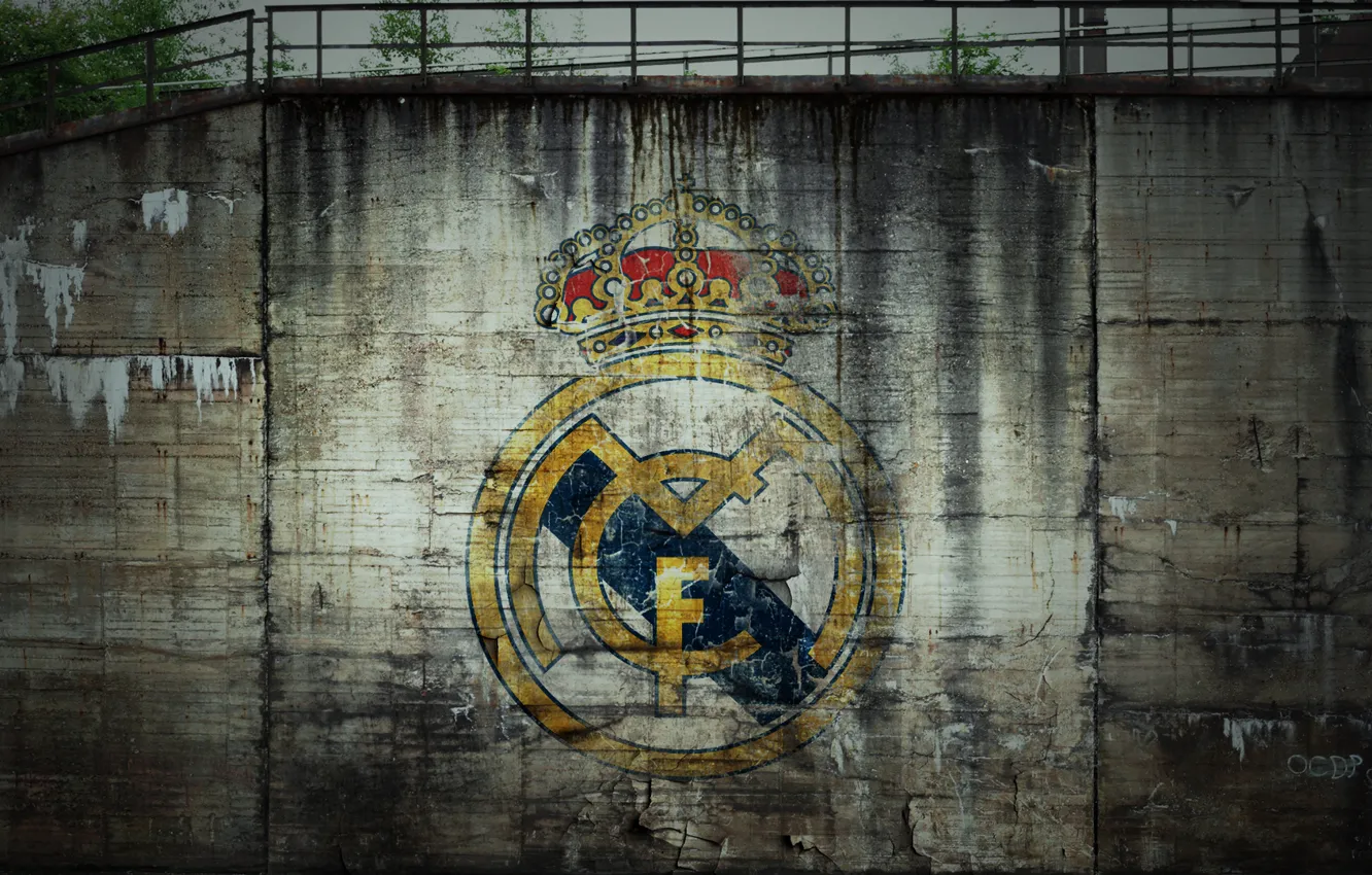 Фото обои logo, football, Real Madrid, blancos