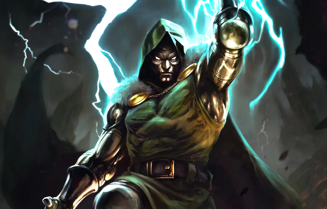 Фото обои Marvel, evil, Doom
