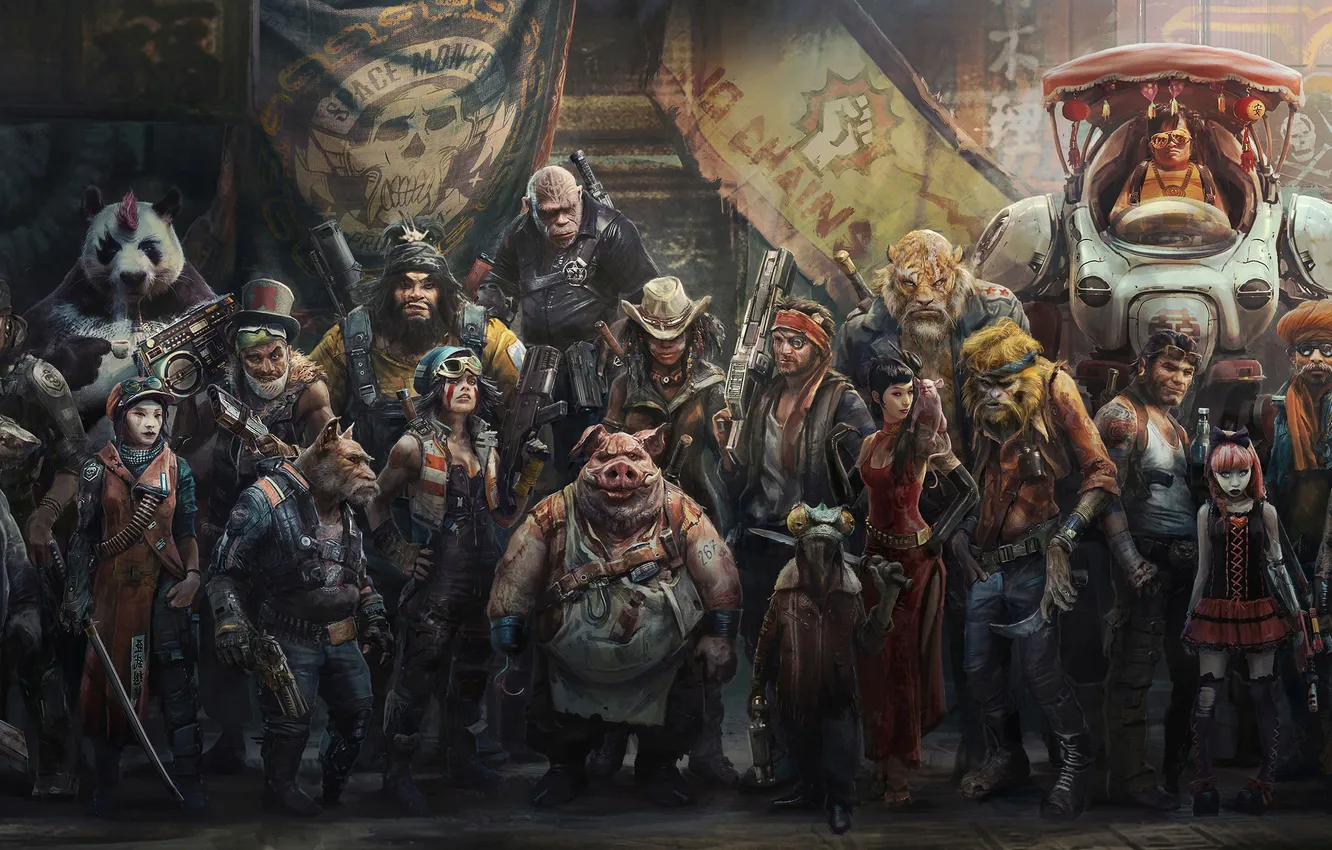 Фото обои Игра, Арт, Персонажи, Beyond Good & Evil 2