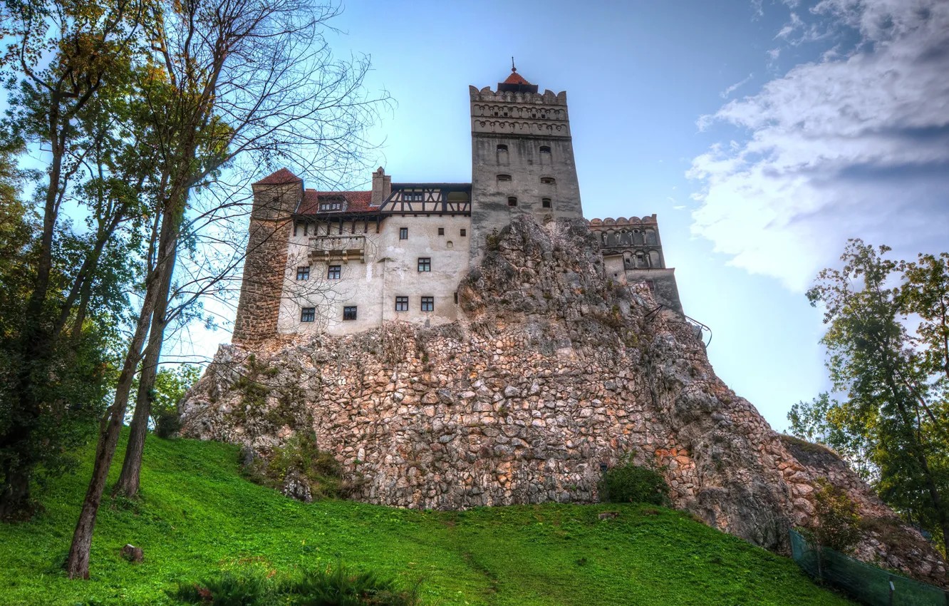 Фото обои замок, Румыния, Bran Castle