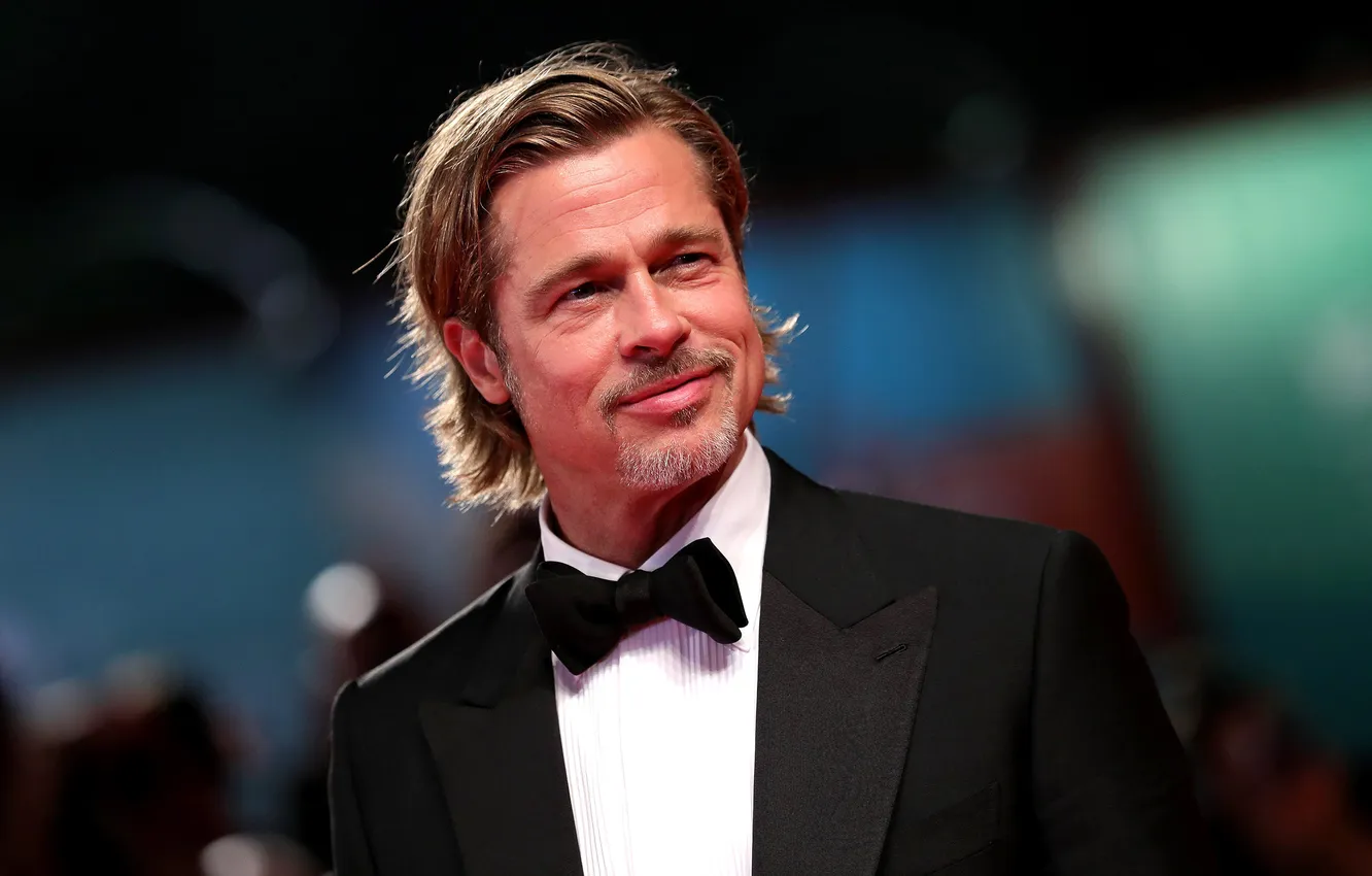 Фото обои портрет, костюм, Брэд Питт, Brad Pitt, актёр