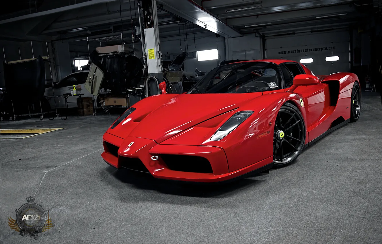 Фото обои Ferrari, wheels, Enzo, adv1