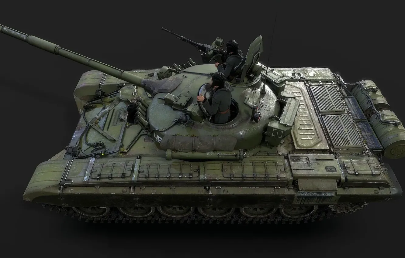 Фото обои СССР, Экипаж, Основной боевой танк, Т-72А