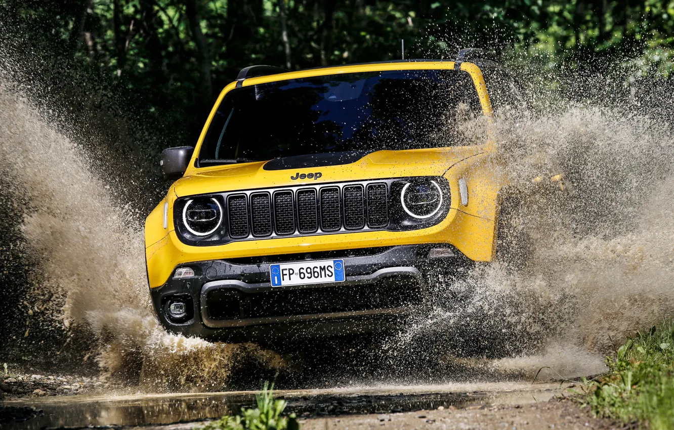 Фото обои 2018, Jeep, Trailhawk, Renegade