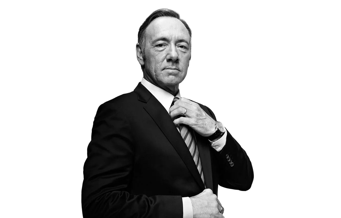 Фото обои галстук, актер, пиджак, морщины, Кевин Спейси