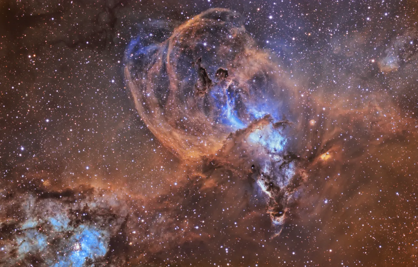 Фото обои звезды, туманность, nebulae, Киль, NGC 3576