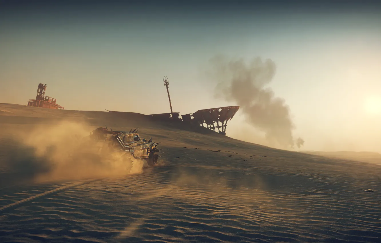 Фото обои Mad Max, Fury Road, Безумный Макс: Дорога ярости