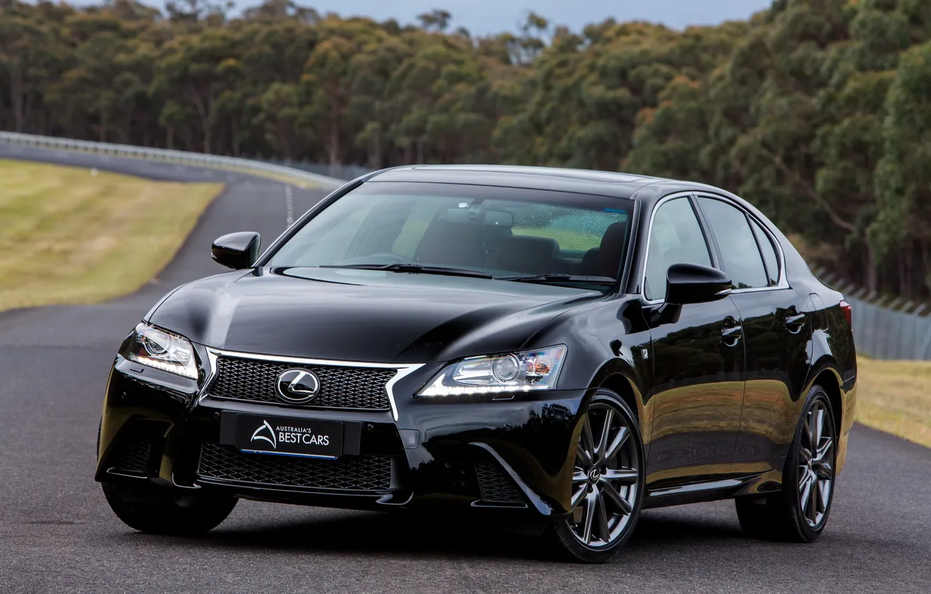 Фото обои car, Lexus, black, F-Sport, GS 350