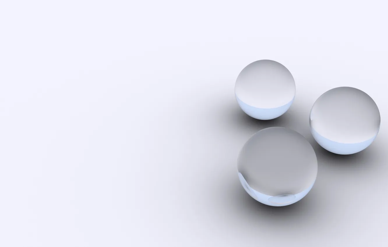 Фото обои круги, серый, фон, шары