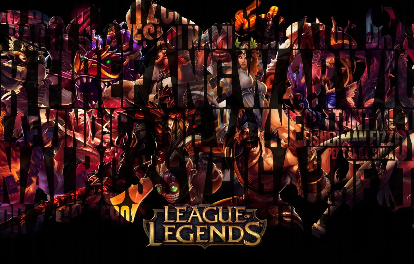 Фото обои black, League of Legends, characters, creatures