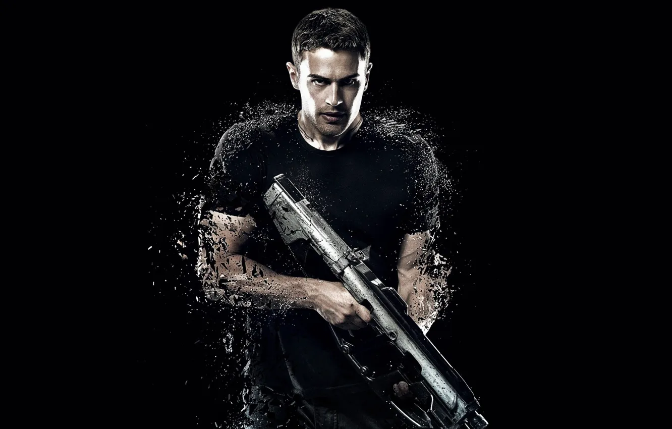 Фото обои debris, insurgent, main character
