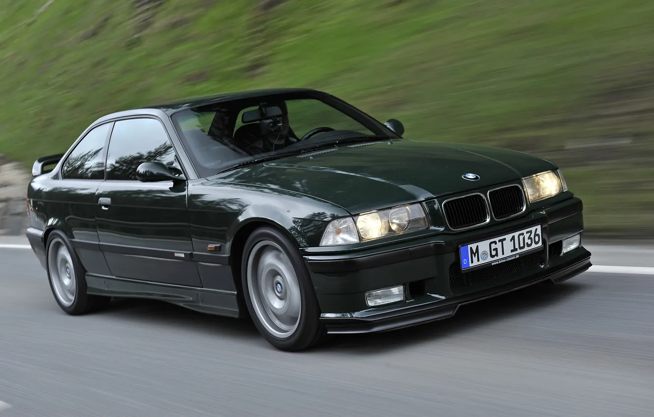 Фото обои дорога, 1995, BMW M3 GT