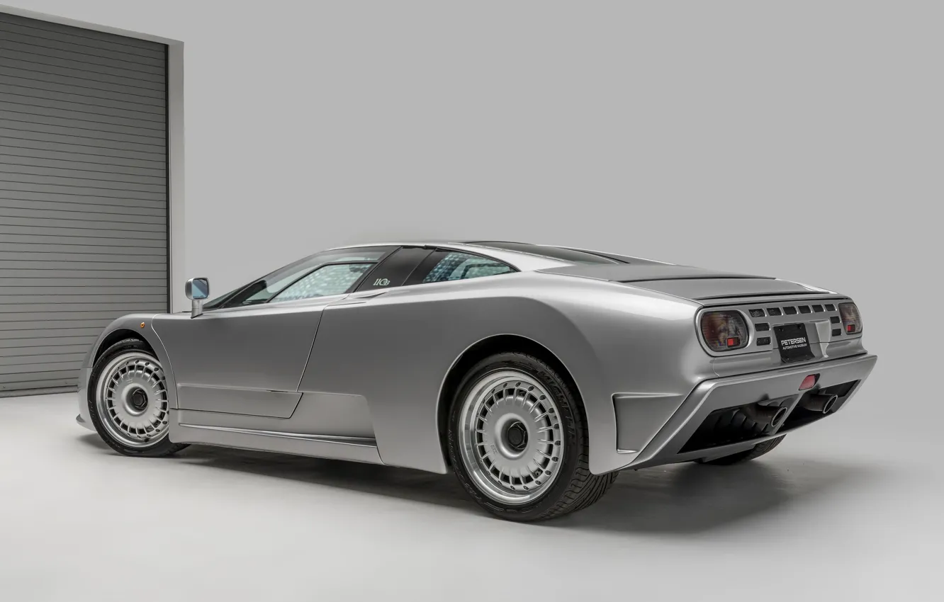 Фото обои серебристый, Bugatti, суперкар, Bugatti EB110 GT, EB 110