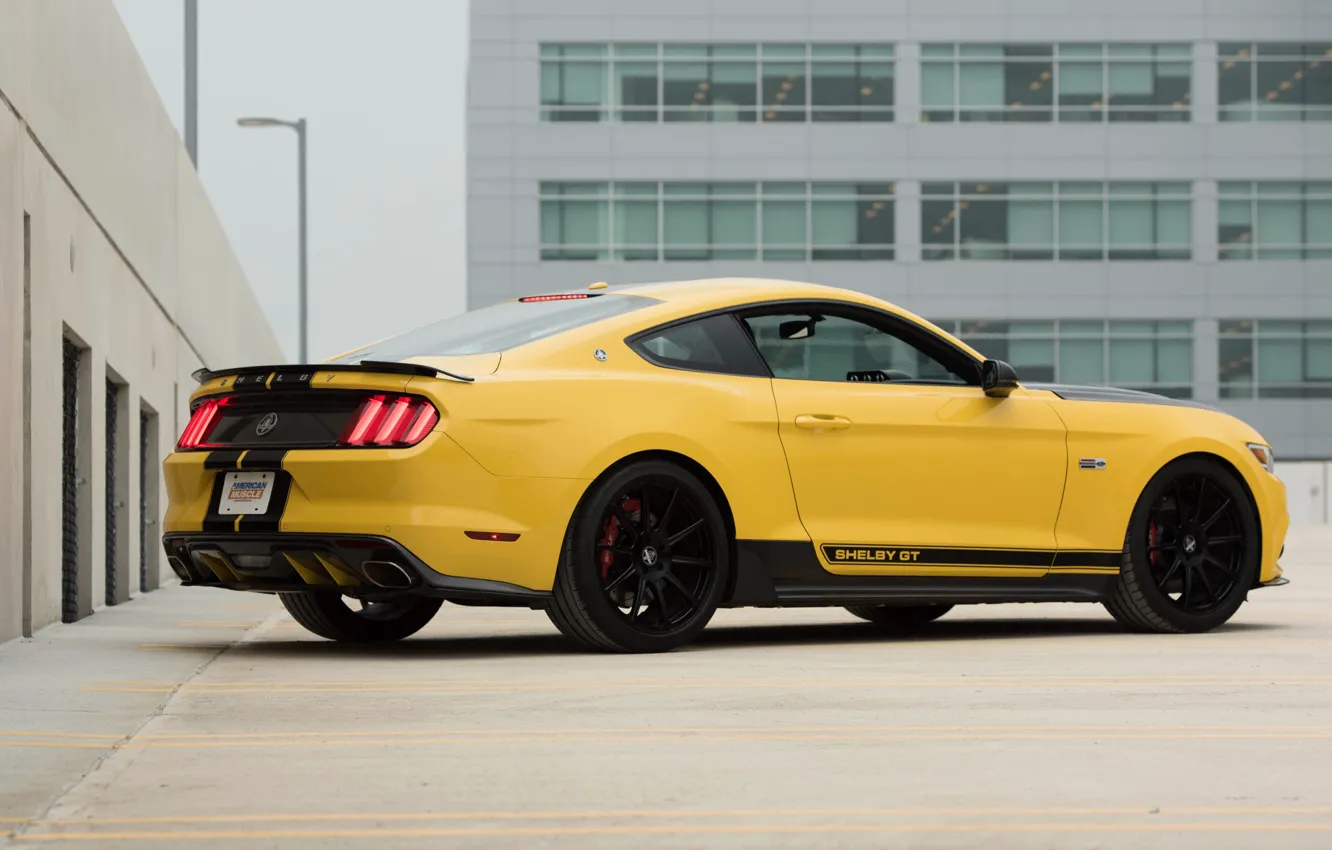 Фото обои car, авто, Mustang, Ford, Shelby, мустанг, шелби, yellow